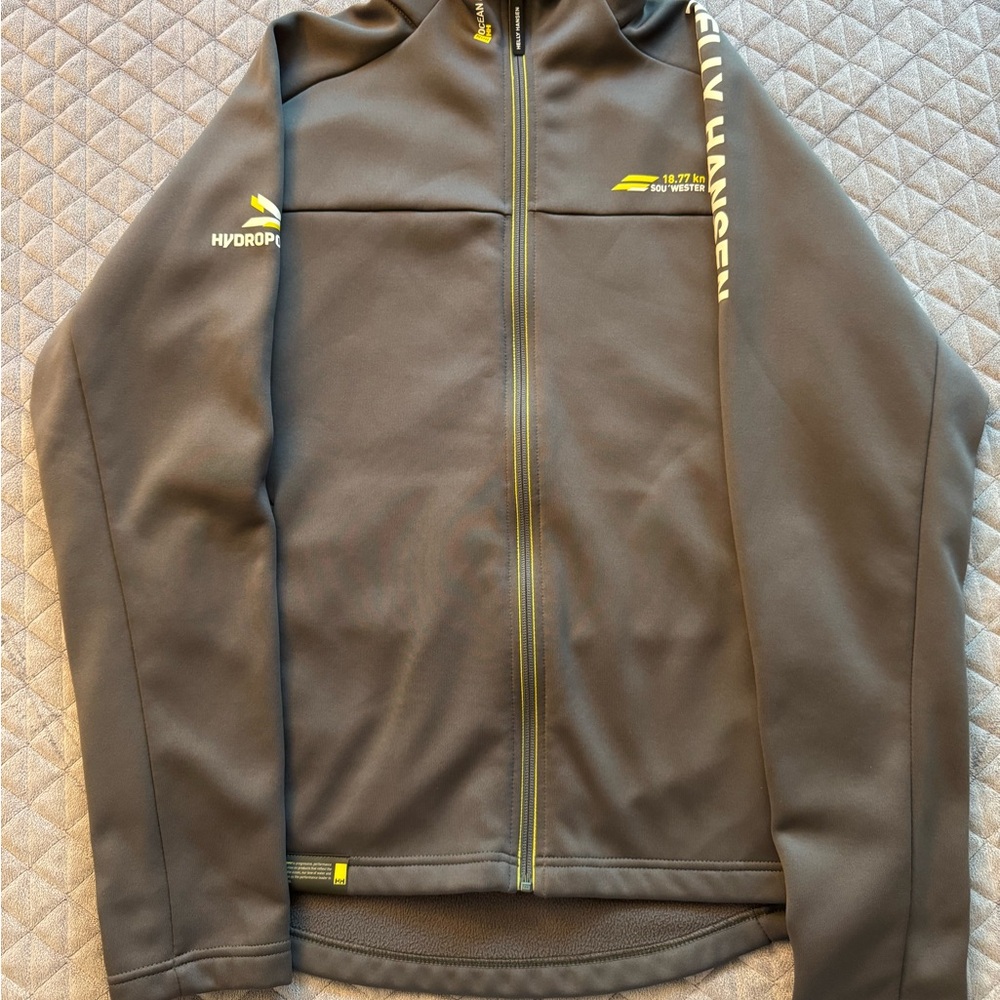 Helly Hansen Gray Fleece with Yellow